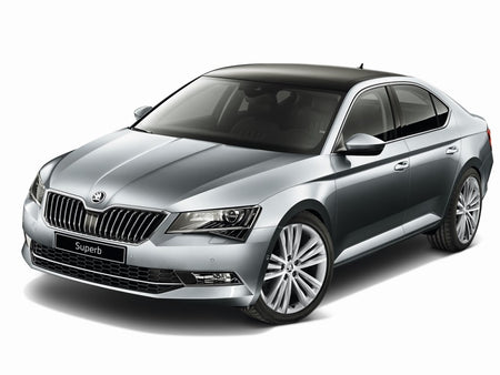Protectii prag portbagaj inox Skoda Superb