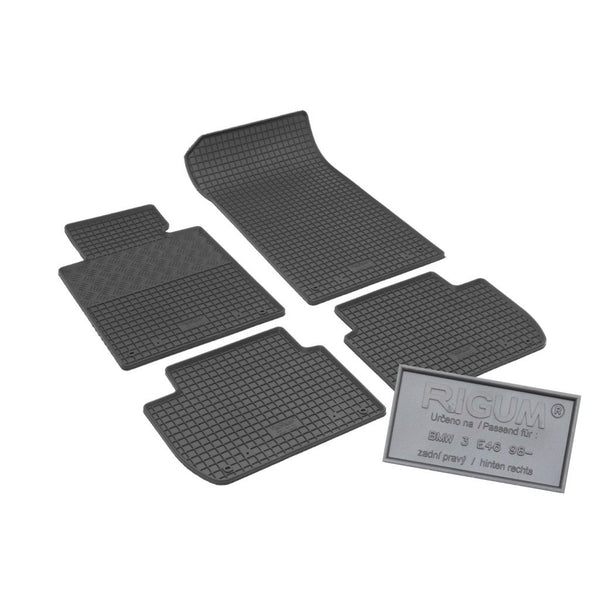 Covorase auto BMW Seria 3 E46 fabricatie 1998 - 03.2005 (Rigum)
