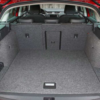 Tavita portbagaj premium Skoda Octavia III caroserie combi fabricatie 2013 - prezent (portbagaj superior) cu ureche dreapta-stanga detasabila pe partea stanga (pentru varianta cu subwoofer) 3