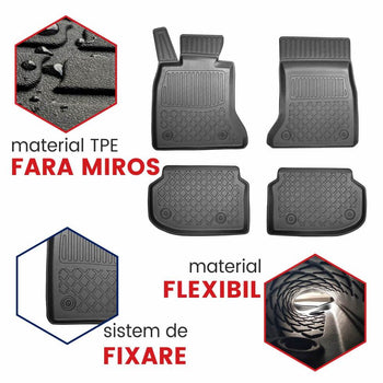 Covorase auto tip tavita Skoda Octavia II fabricatie 2004 - 2013 9