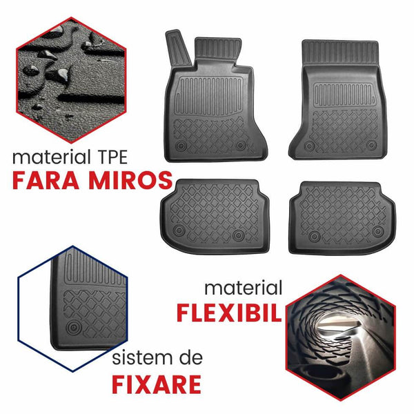 Covorase auto tip tavita Nissan Qashqai fabricatie 2007 - 2014 2