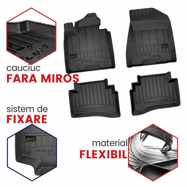 Covorase auto 3D tip tavita Citroen Berlingo fabricatie 2008 - 2018 2