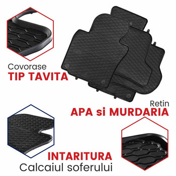 Covorase auto Ford Mondeo fabricatie 2015 - prezent (PL) 9