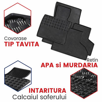 Covorase auto Fiat Scudo fabricatie 2007 - prezent (rand II) 4