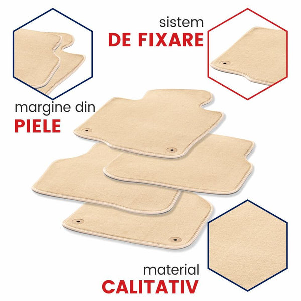 Covorase auto mocheta Mercedes ML W164 fabricatie 2005 - 2012 (BEJ) 2