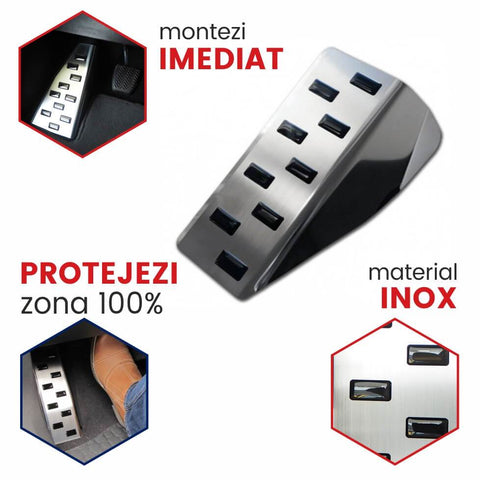 Protectie suport repaus picior inox Chevrolet Orlando fabricatie 2011 - 2015