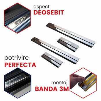 Protectie praguri usi inox Mitsubishi Pajero Sport fabricatie 2008-2015 2