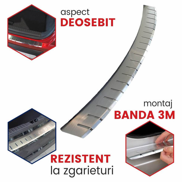 Protectie prag portbagaj inox Honda Civic 5D fabricatie 2012-2016 2